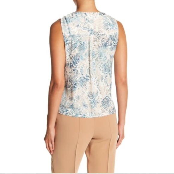 Tart Liya Dessert Python Front Tie Prink Tank Top - Picture 4 of 4